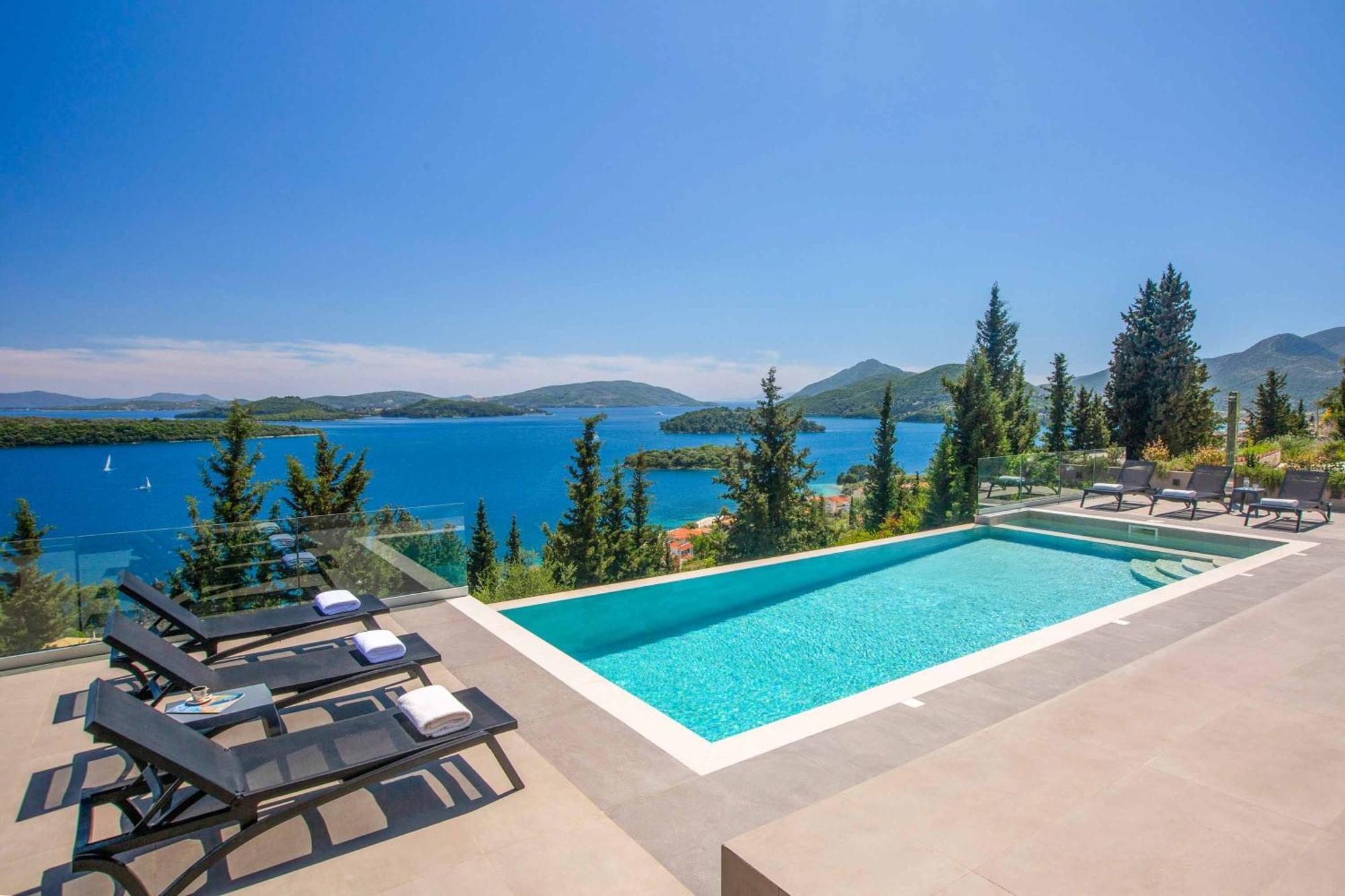 Villa Ino Lefkas Nydri  Bagian luar foto