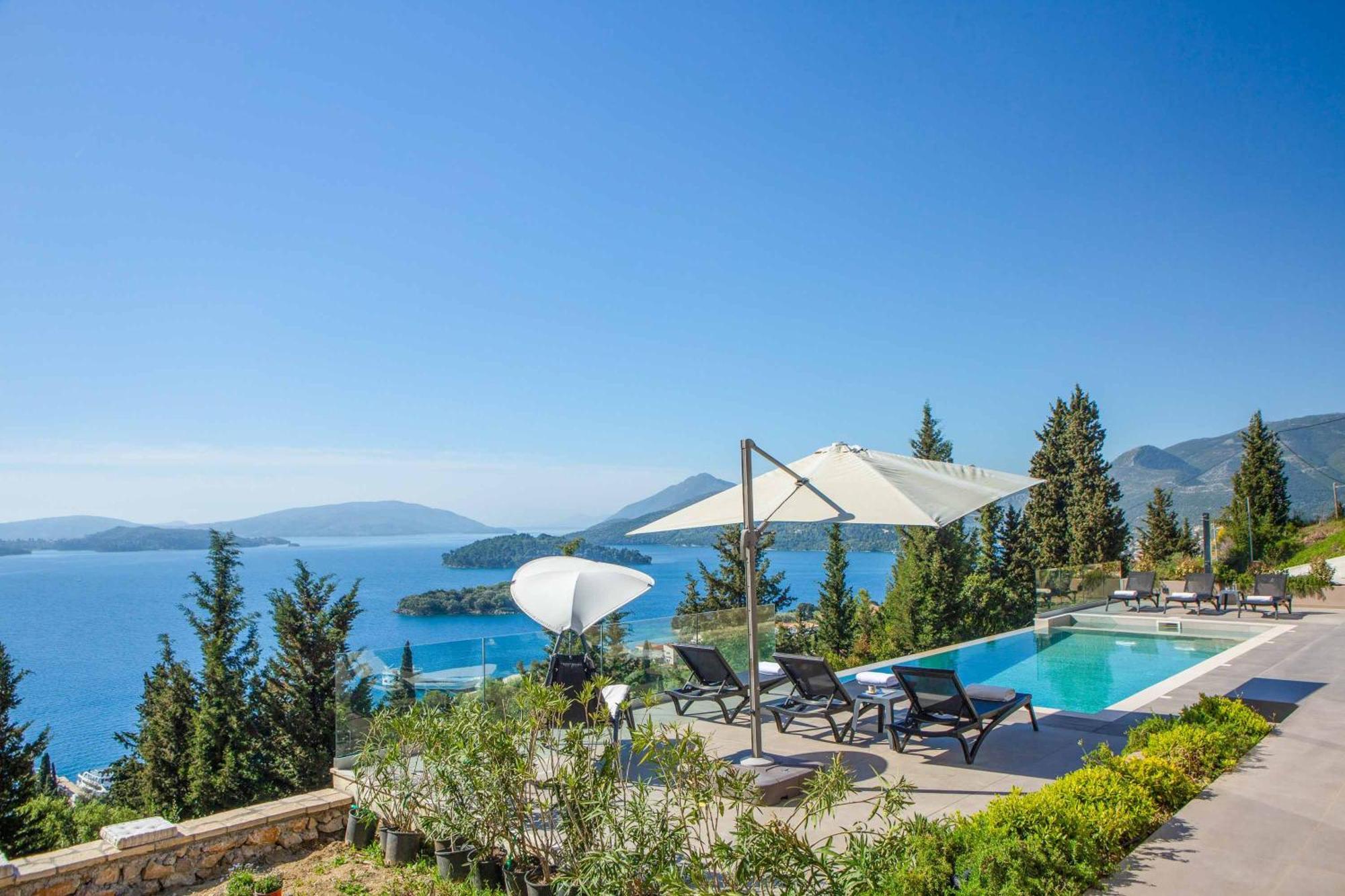 Villa Ino Lefkas Nydri  Bagian luar foto