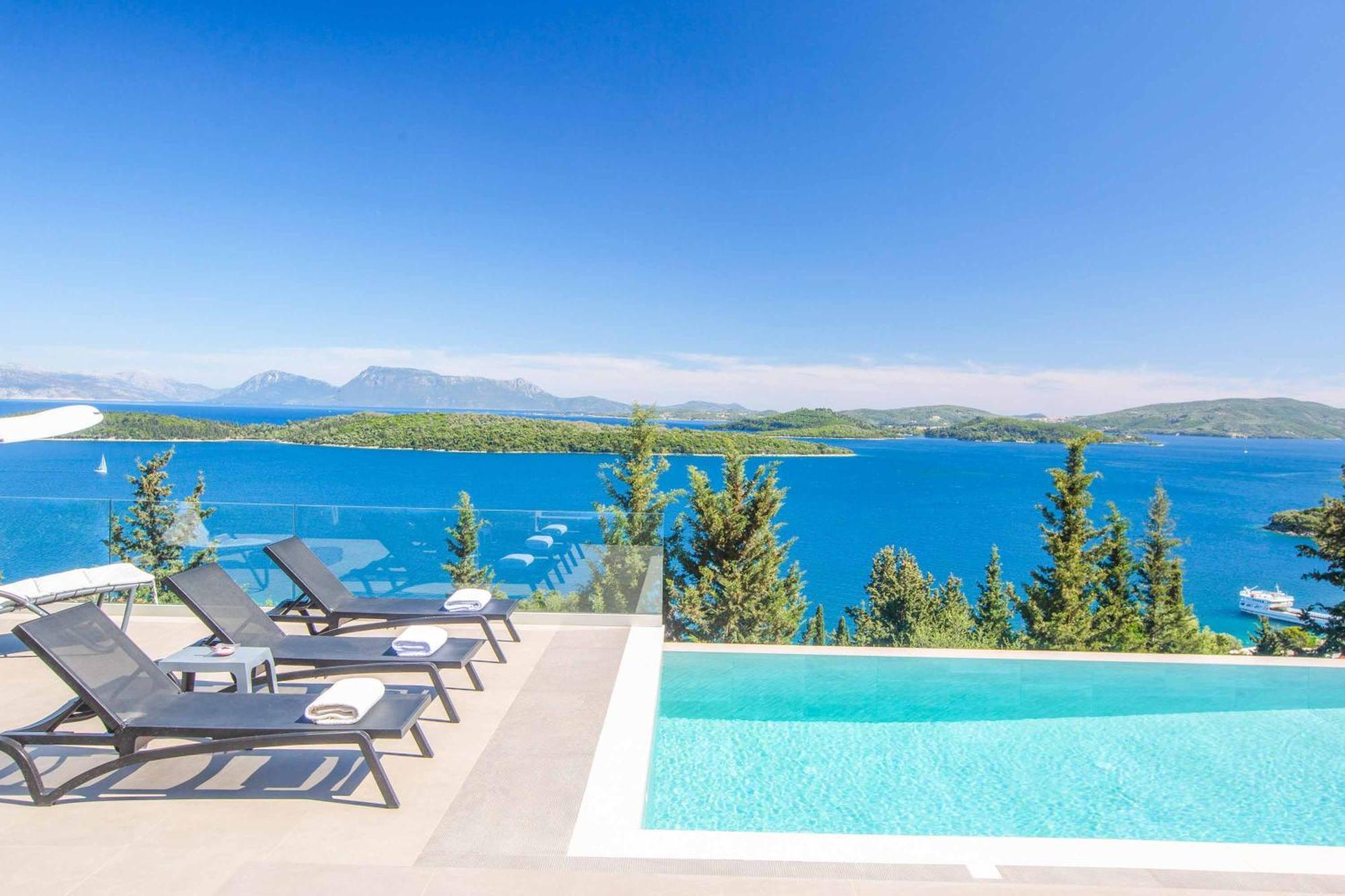 Villa Ino Lefkas Nydri  Bagian luar foto