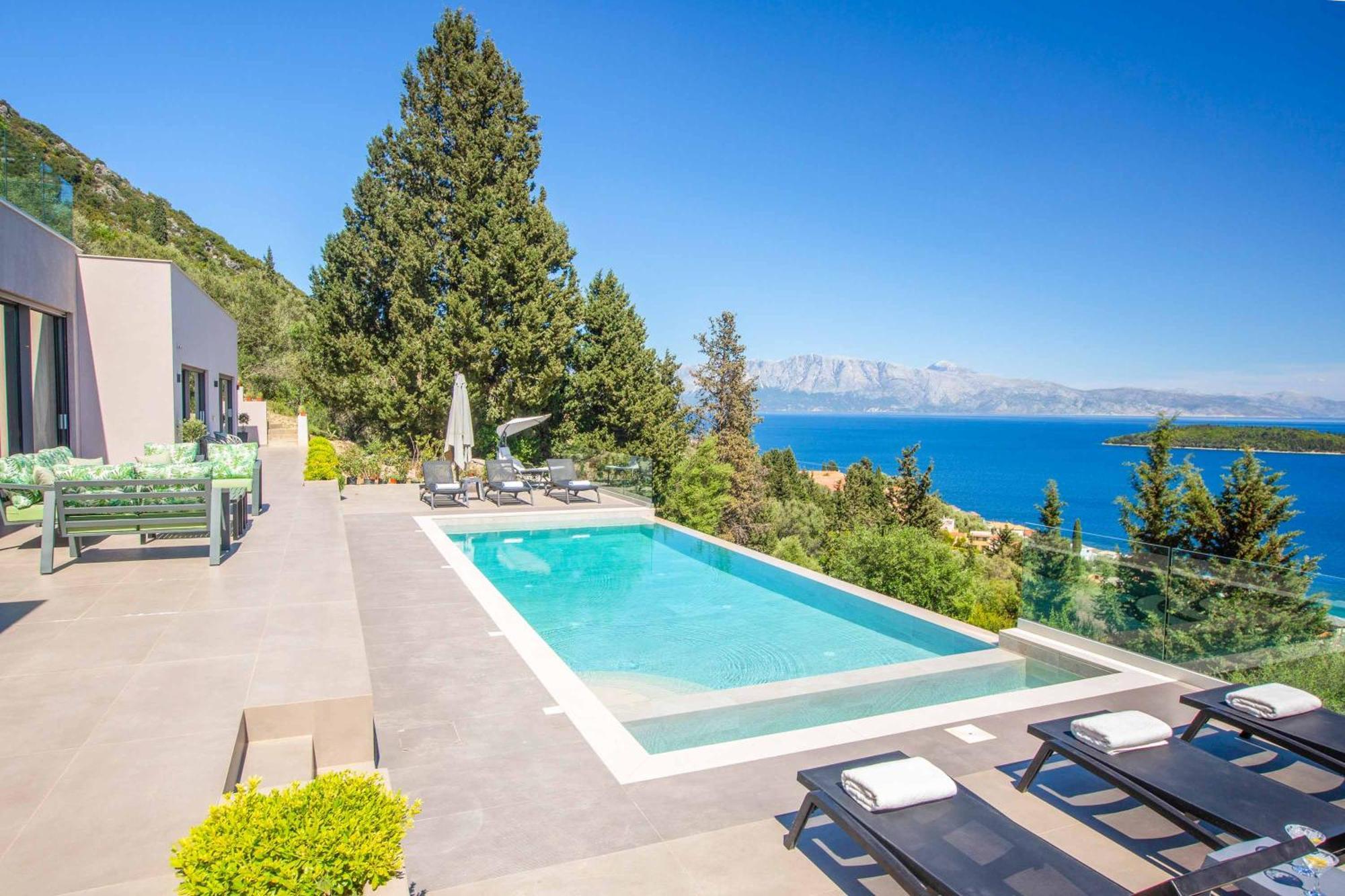 Villa Ino Lefkas Nydri  Bagian luar foto