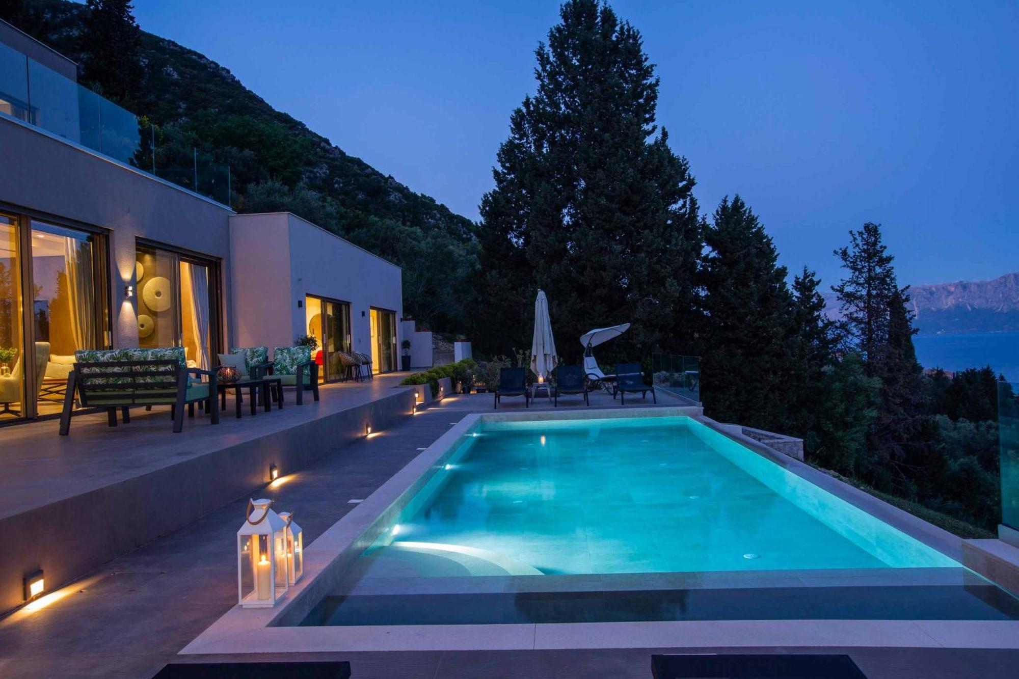Villa Ino Lefkas Nydri  Bagian luar foto