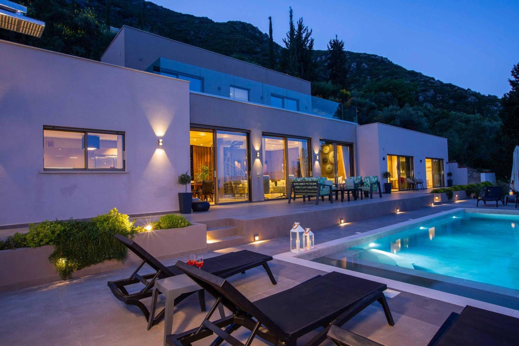 Villa Ino Lefkas Nydri  Bagian luar foto