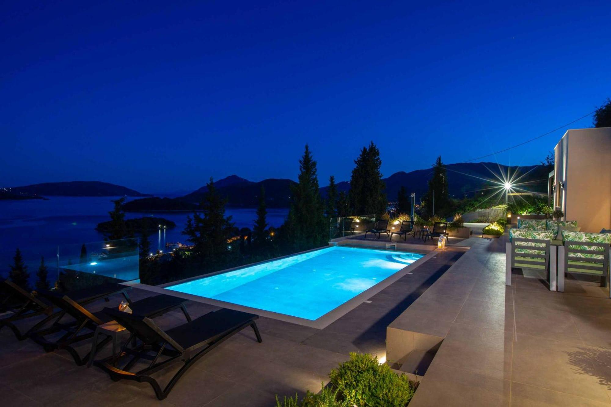 Villa Ino Lefkas Nydri  Bagian luar foto