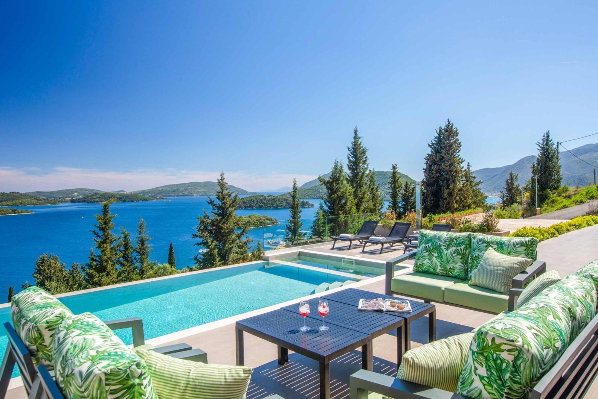 Villa Ino Lefkas Nydri  Bagian luar foto