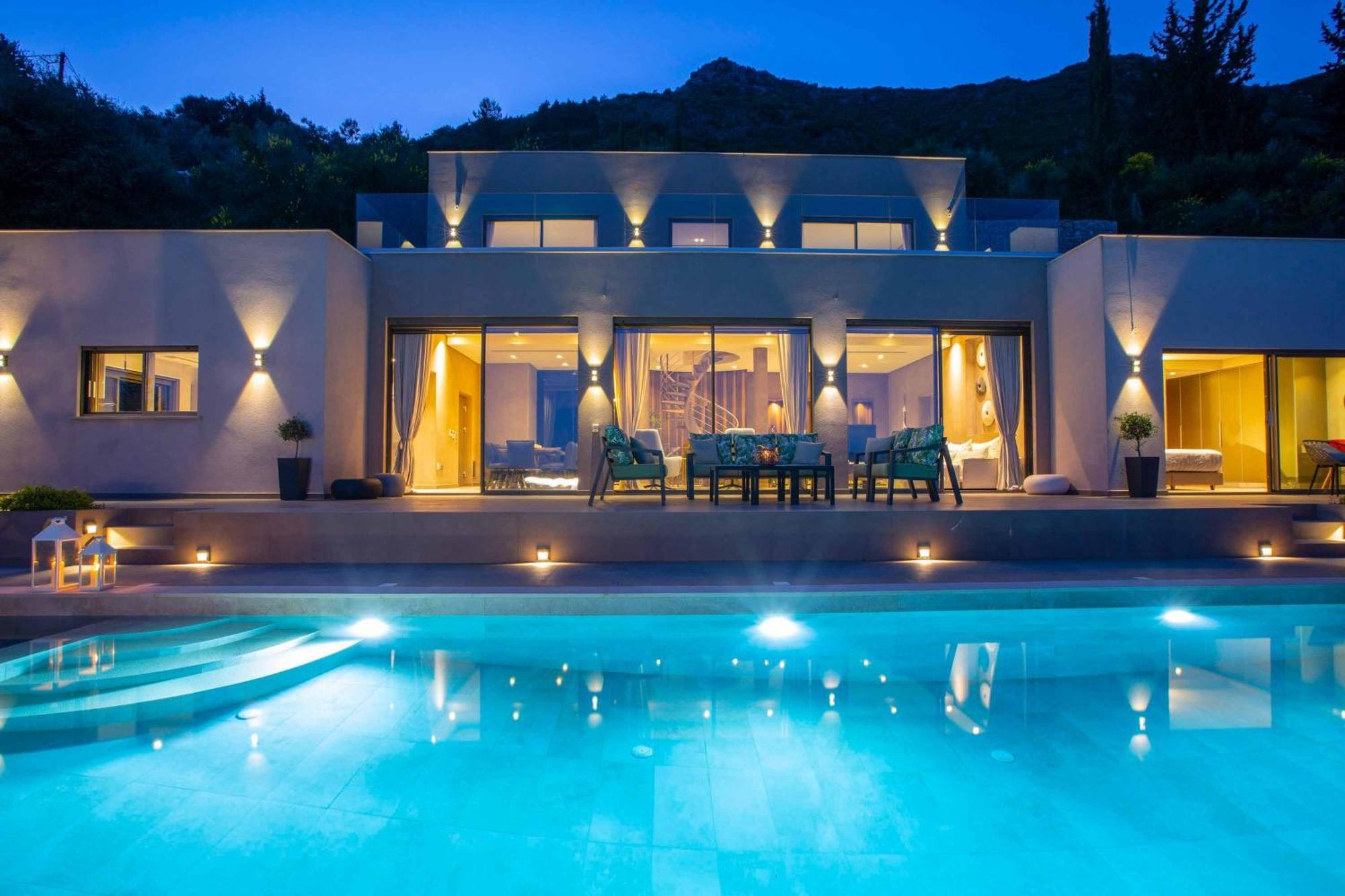 Villa Ino Lefkas Nydri  Bagian luar foto